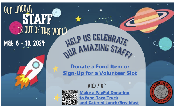 Donate now for Staff Appreciation Week!
